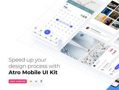 社區生活服務社交多用途App軟件UI界面設計模板